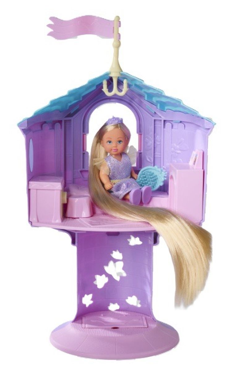 Evi Love, wieża Roszpunki, zestaw z lalką