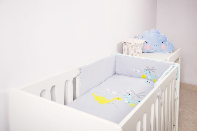 Ewa Klucze Eevi, Family, 3-częściowy komplet pościeli, 100-135 cm, szary