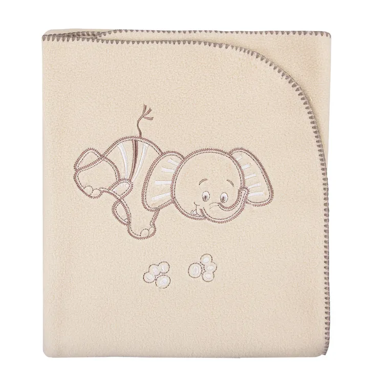 Ewa Klucze Eevi, koc polarowy, jasny beż, 78-88 cm