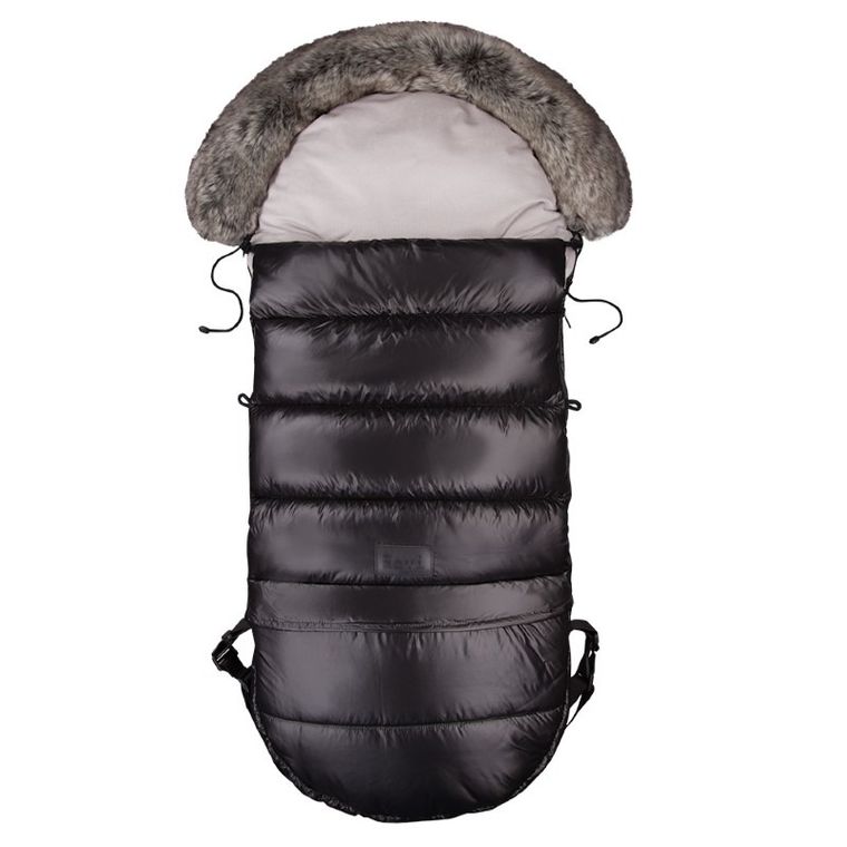 Ewa Klucze Eevi, śpiworek do wózka 3w1, czarny