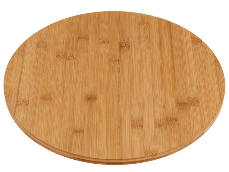 Excellent Houseware, bambusowa deska obrotowa do serów i przekąsek