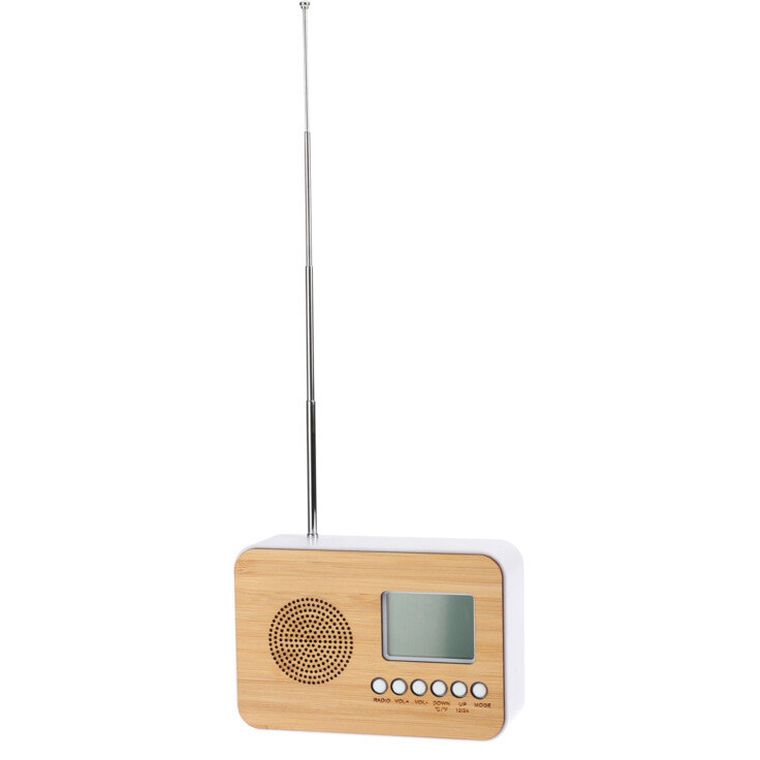 Excellent Houseware, budzik z radiem i termometrem, na baterie