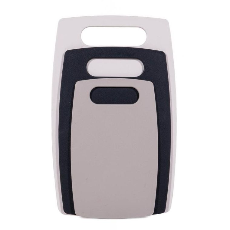 Excellent Houseware, deski do krojenia plastikowe, zestaw 3 kolorów