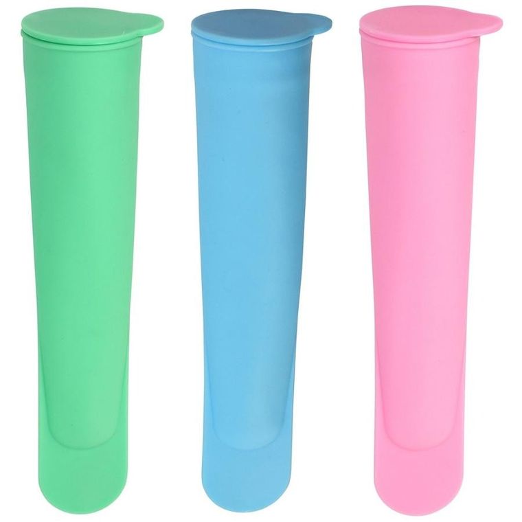 Excellent Houseware, forma do lodów wodnych, 100 ml, 3 szt.