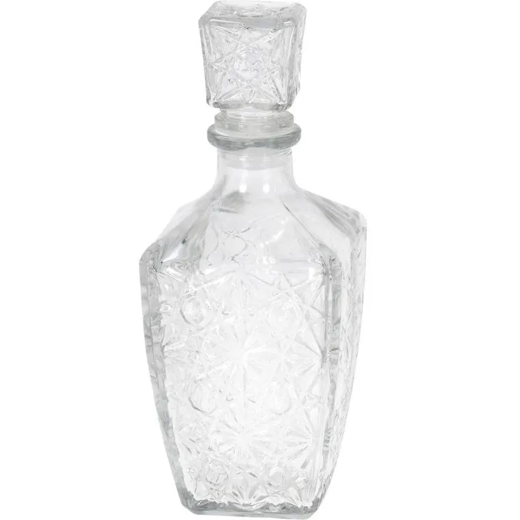 Excellent Houseware, karafka szklana z korkiem, 900 ml