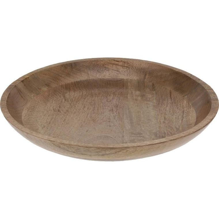 Excellent Houseware, misa dekoracyjna z drewna mango, ø 40 cm