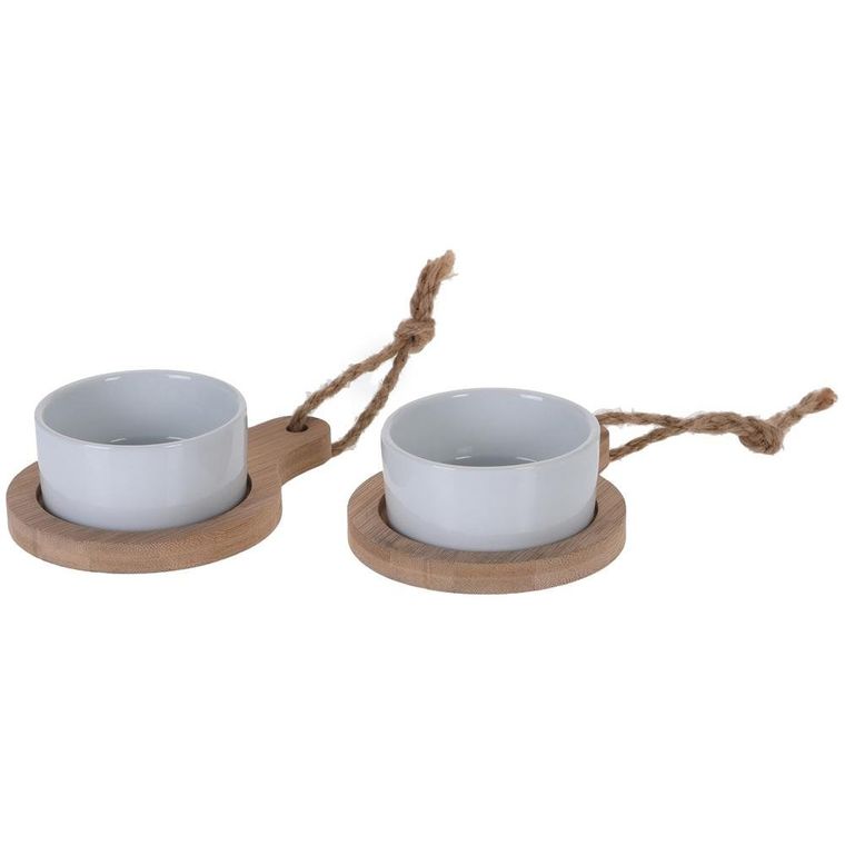 Excellent Houseware, miseczka na desce, 2 szt.