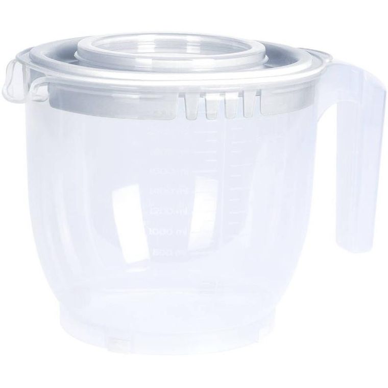 Excellent Houseware, miska do miksowania z pokrywką, pojemnik z miarką, 2200 ml