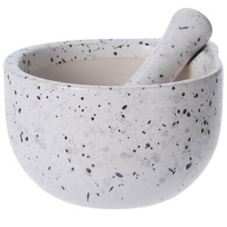 Excellent Houseware, moździerz kuchenny z tłuczkiem, ceramiczny