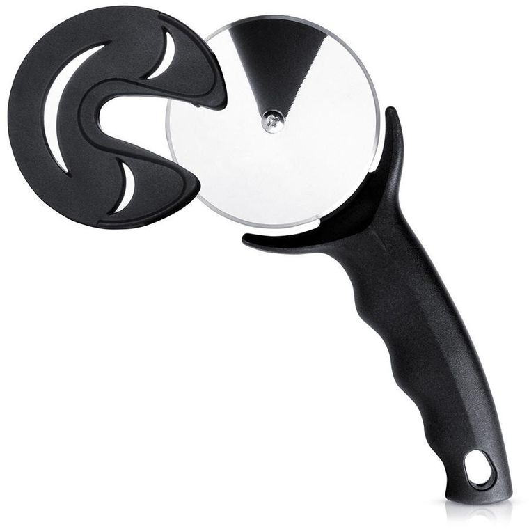 Excellent Houseware, nóż do pizzy, stalowy okrągły, 20 cm