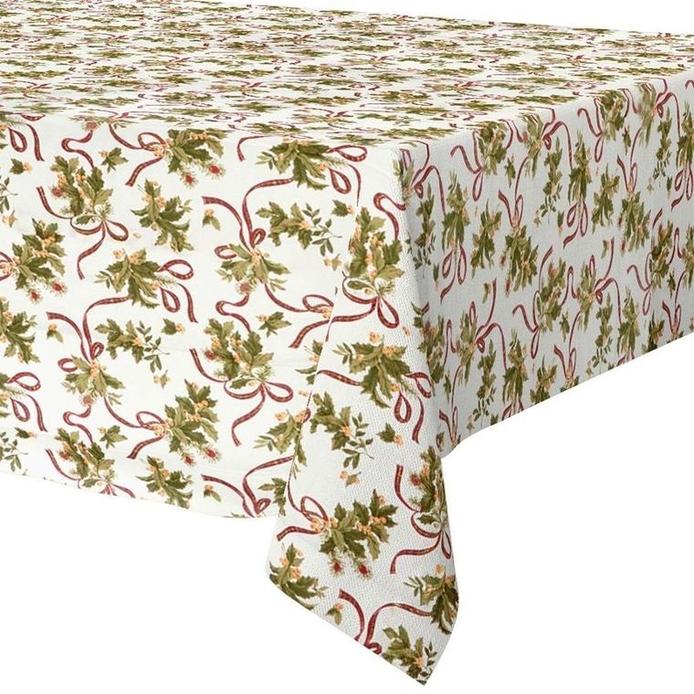 Excellent Houseware, obrus świąteczny plamoodporny, 180-130 cm