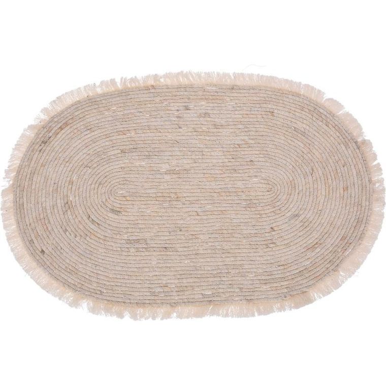 Excellent Houseware, owalny dywan do salonu, z liści kukurydzy, 80-50 cm