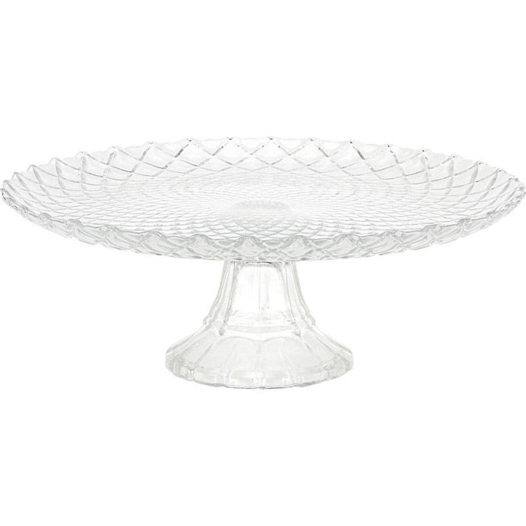 Excellent Houseware, patera na ciasto, szklana, ø 28,5 cm