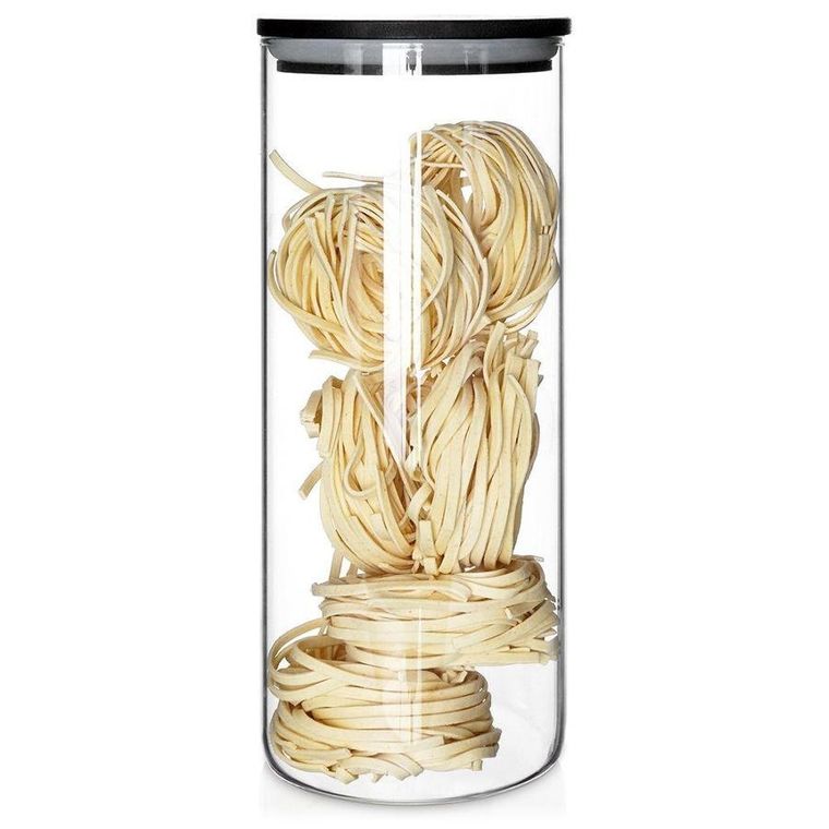 Excellent Houseware, pojemnik kuchenny szklany z uszczelką, zamykany, 1050 ml