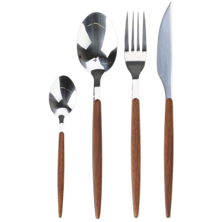 Excellent Houseware, stalowy zestaw sztućców, 16 elementów