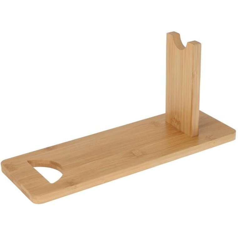 Excellent Houseware, stojak na wino drewniany, na jedną butelkę, 30-10.5-14 cm