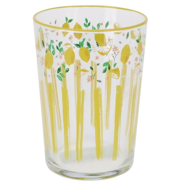 Excellent Houseware, szklanka, owocowy wzór, 510 ml