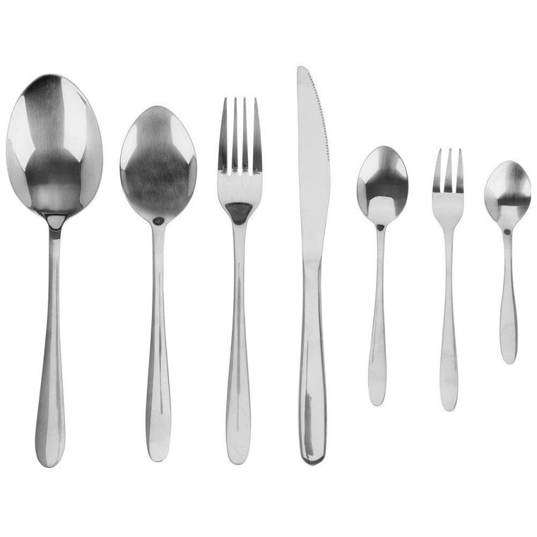 Excellent Houseware, sztućce srebrne, 39 elementów