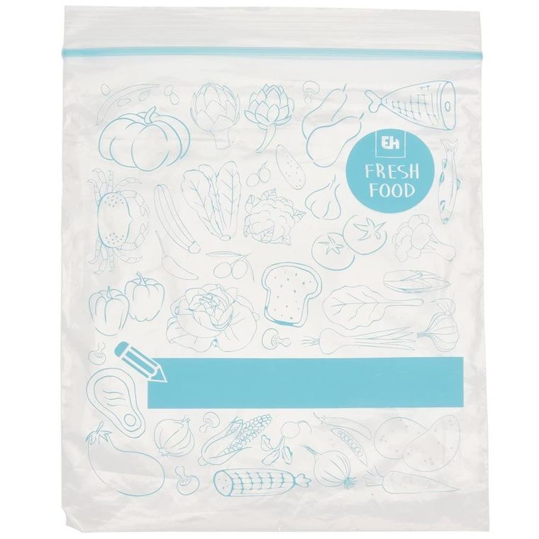 Excellent Houseware, torebki strunowe do przechowywania żywności, 20x 1l