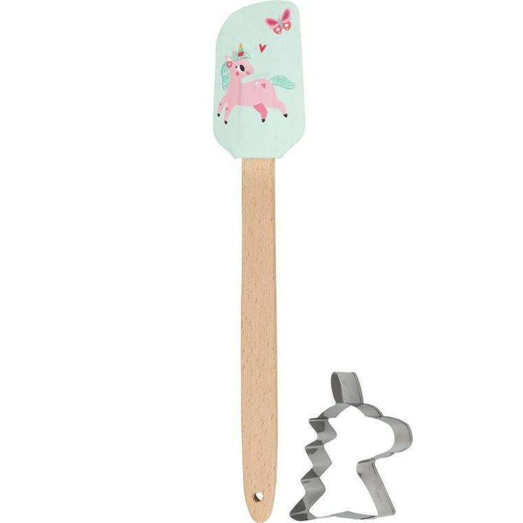 Excellent Houseware, zestaw do pieczenia dla dzieci, foremka i szpatułka