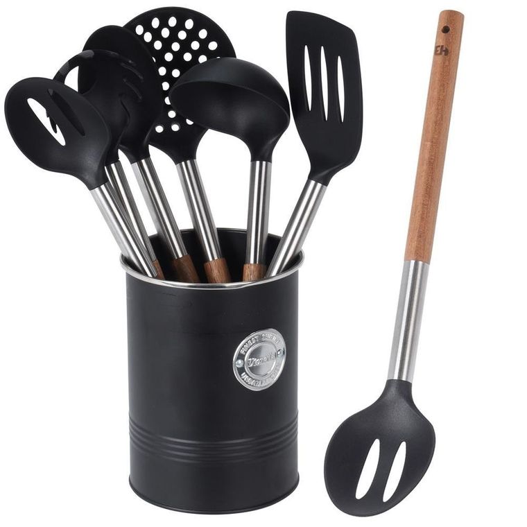 Excellent Houseware, zestaw przyborów kuchennych w koszyku