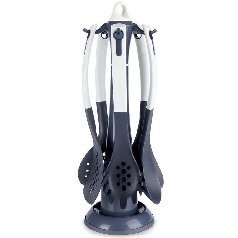 Excellent Houseware, zestaw przyborów kuchennych ze stojakiem, 5 elementów