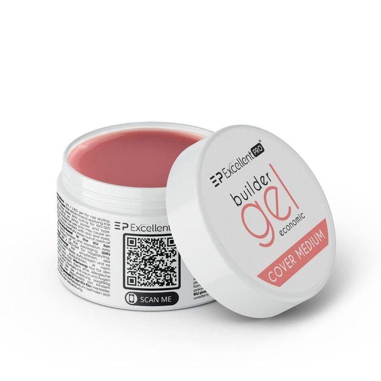 Excellent PRO, Builder Gel Economic, żel budujący, Cover Medium, 50g
