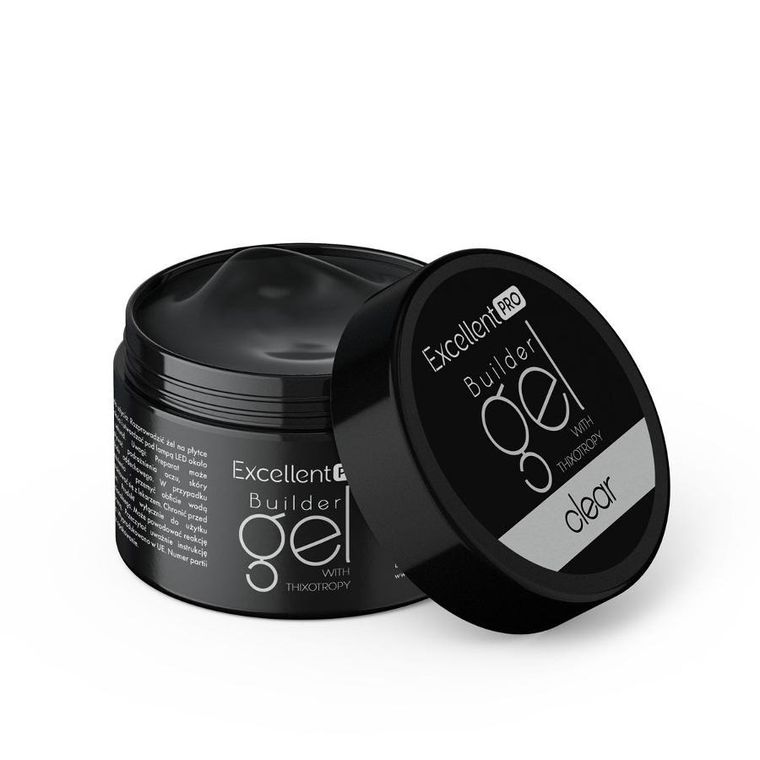 Excellent PRO, Builder Gel With Thixotropy, żel budujący, Clear, 15g