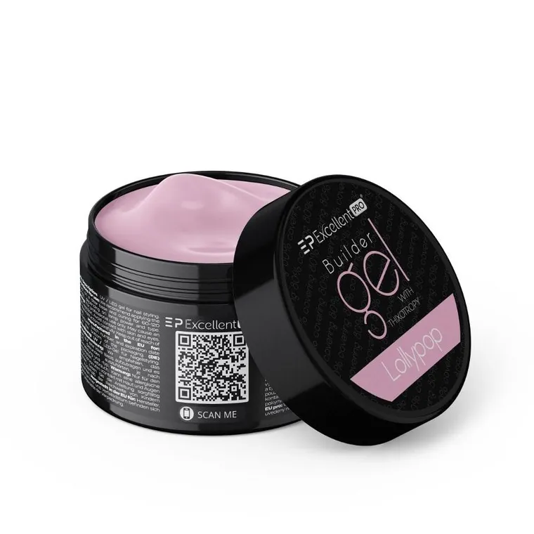 Excellent PRO, Builder Gel With Thixotropy, żel budujący, Lollypop, 50g