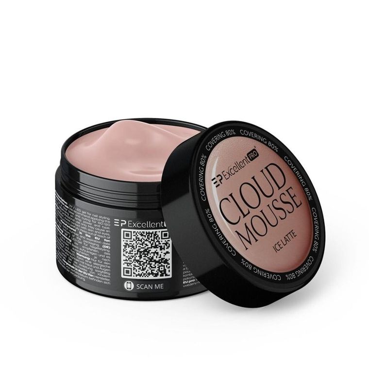 Excellent PRO, Cloud Mousse, żel budujący, Ice Latte, 50g