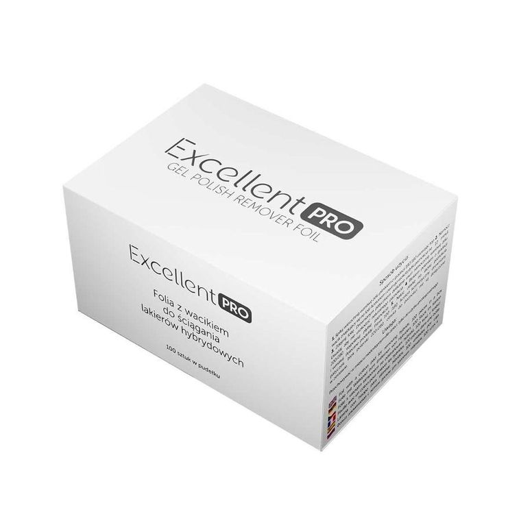 Excellent PRO, folia z wacikiem do usuwania hybryd, 100 szt.