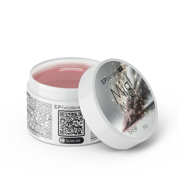 Excellent PRO, Mig! Mig! Gel żel budujący Beige 30g