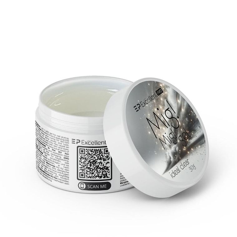 Excellent PRO, Mig! Mig! Gel żel budujący Ideal Clear 30g