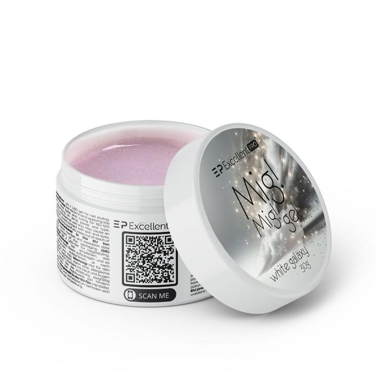 Excellent PRO, Mig! Mig! Gel żel budujący White Galaxy 30g