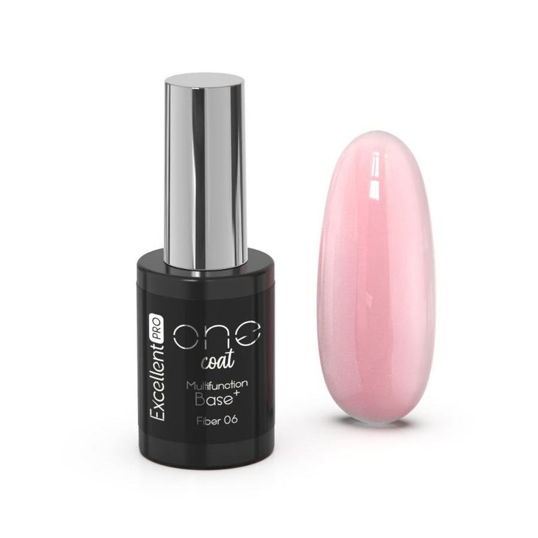 Excellent PRO, One Coat Multifunction Fiber Base baza hybrydowa z włóknami Just Peachy 11g