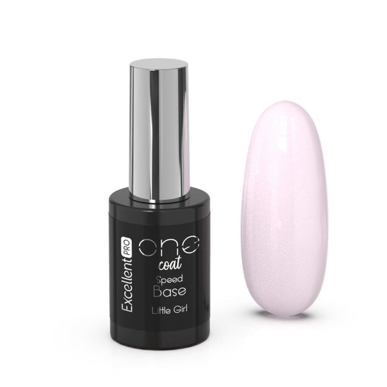 Excellent PRO, One Coat Speed Base kryjąca baza hybrydowa Little Girl 11g