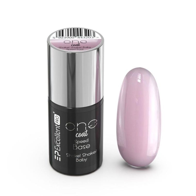 Excellent PRO, One Coat Speed Base kryjąca baza hybrydowa Shake! Shake! Baby 7g