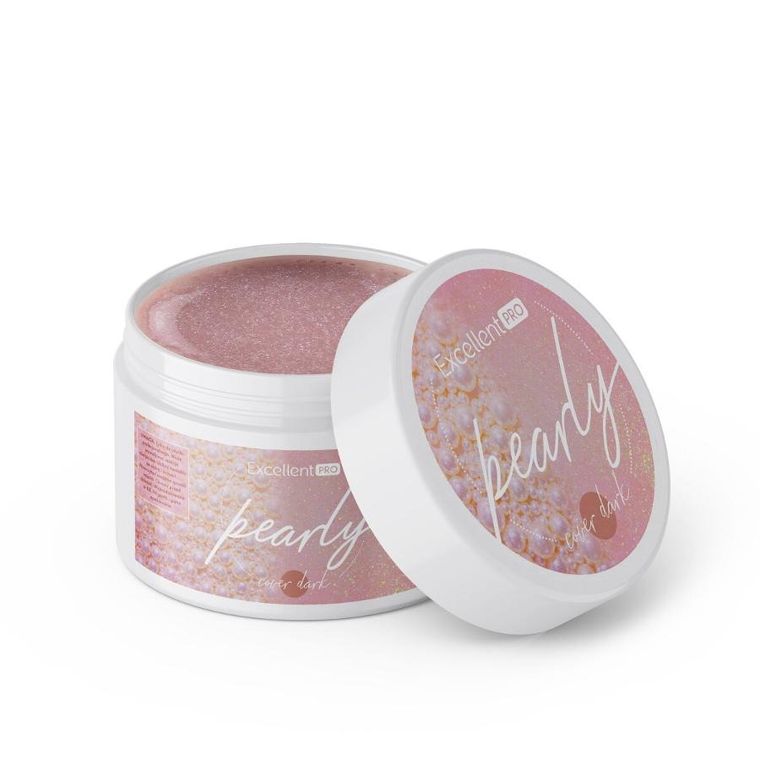 Excellent PRO, Pearly Gel żel budujący Cover Dark 15g