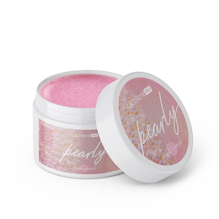 Excellent PRO, Pearly Gel, żel budujący, Pink Mask, 15g
