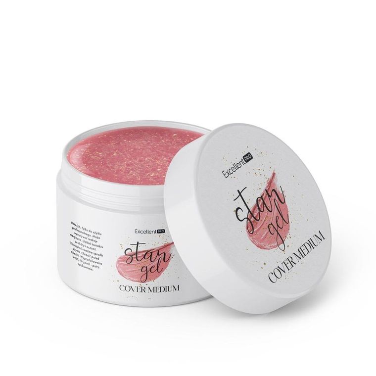 Excellent PRO, Star Gel żel budujący Cover Medium 15g