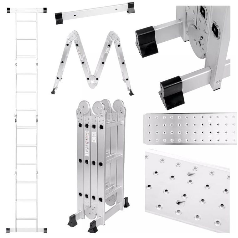 Extralink, drabina przegubowa, LAD3X4M, 3-4, 3,55m