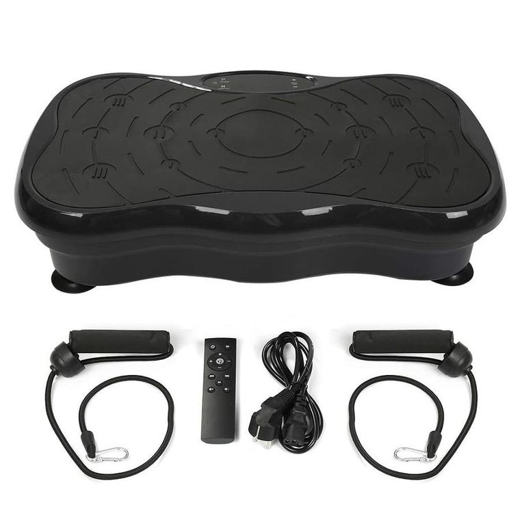 Extralink, Moonwalk SpinMove, platforma wibracyjna do ćwiczeń fitness, czarna, 200W