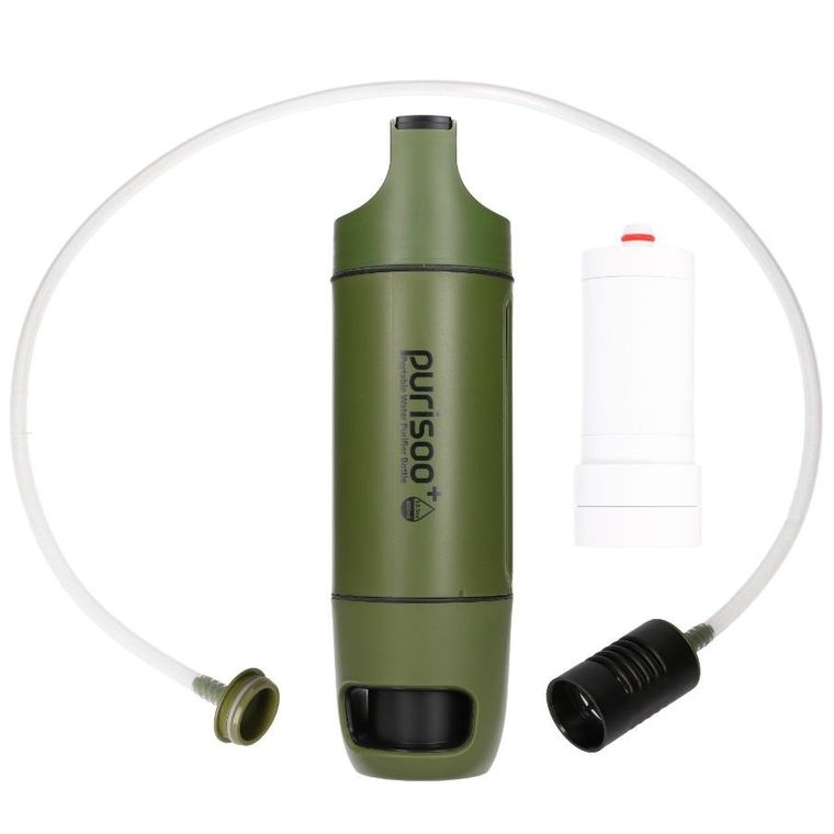 Extralink, Purisoo+, butelka z systemem filtrującym, z pompką, 400 ml