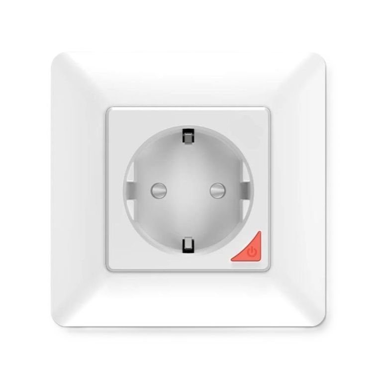 Extralink, Smart Life Wall Socket Set Pro, zestaw: inteligentne gniazdko + ramka, biały, 230V, WiFi