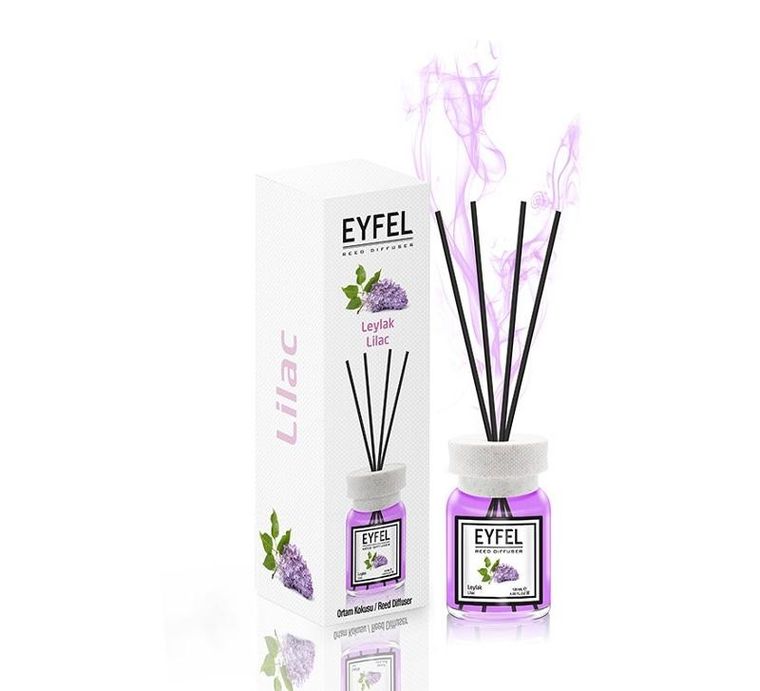 Eyfel, dyfuzor zapachowy z patyczkami, lilac, 120 ml