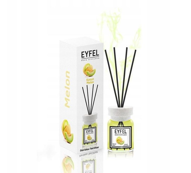 Eyfel, dyfuzor zapachowy z patyczkami, melon, 120 ml