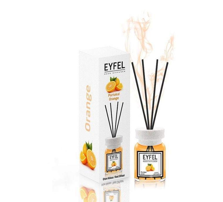 Eyfel, dyfuzor zapachowy z patyczkami, orange, 120 ml