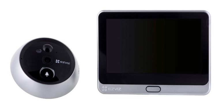 Ezviz, wideodomofon, DP2C 2MP, 10,9 cm, 4.3", srebrny