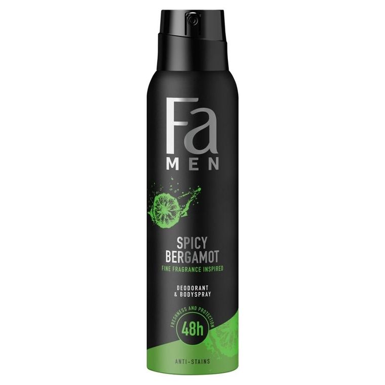 Fa, Men, Spicy Bergamot, dezodorant i spray do ciała, 150 ml
