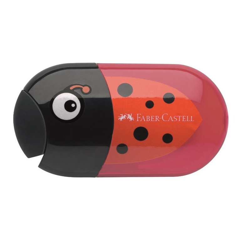 Faber-Castell, temperówka podwójna z gumką Biedronka